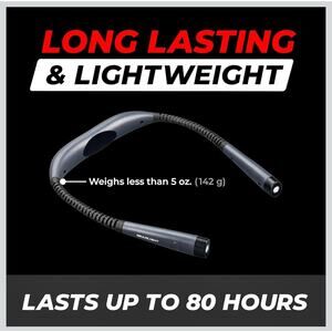 Gearlight Hands Free Rechargable Book Reading Light Adjustable LED 3 Modes NEW